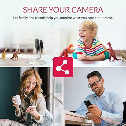 YI Home Pro Security Camera 2K, 2.4Ghz WiFi Indoor Surveillance System with AI Detection,Real-Time Alert,Night Vision,Two-Way Audio for Home/Baby/Pet Monitor,Cloud & SD Card Storage(4-Pack)