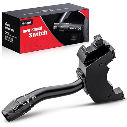 Nilight Turn Signal Switch Compatible with Ford 1999 2000 2001 2002 2003 2004 F150 1999 F250 2001 F250 F350 F450 F550 Super Duty 2000-2015 F650 F750 2002-2003 Blackwood Windshield Wiper Combination