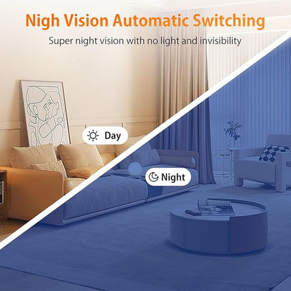 4G LTE Cellular Camera Wireless No WiFi Security Hidden Camera with 4G SIM Card, 20 Days Standby Battery, 4K HD Night Vision Car/Truck Spy Camera, Radar AI Motion Detection