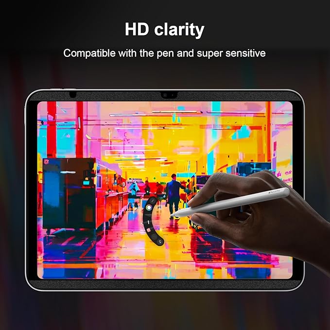 IPROKKO Magnetic Privacy Screen Protector Compatible With iPad Air 11 Inch M4 M3 M2 (2026 2025 2024, 8th 7th 6th), Removable Anti Blue Light Glare Spy Private Filter Black Security Screen Cover for School Office Cafe