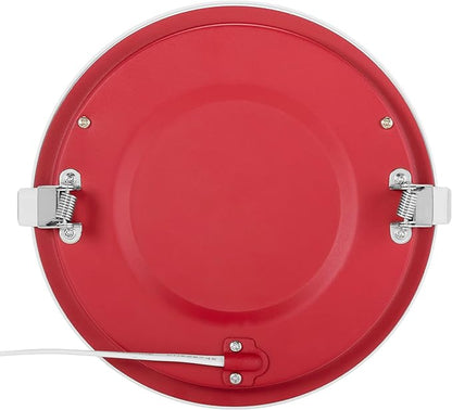 Maxxima 6 in. 2 Hour Fire Rated Ultra Thin LED Downlight, Slim Recessed Canless Light, IC Rated, 1100 Lumens, 5 Color Temperature Selectable 2700K/3000K/3500K/4000K/5000K, Dimmable, J-Box Included