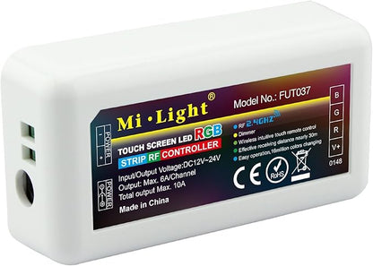 LED Strip Lights Controller 2.4G 4-Zone RGB RF Mi Light for RGB Strip Lights (FUT037)