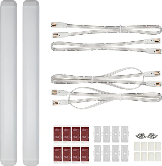 2 Bar ADD-ON Kit - for Use with VER-4BAR-KIT Only - Not for Use with Flat Panels or Other Lighting Kits