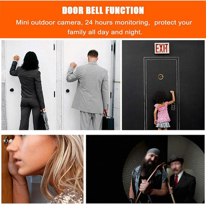 Digital Peephole Viewer Doorbell Mini HD Smart Security Camera 3.5 inches Indoor LCD Screen