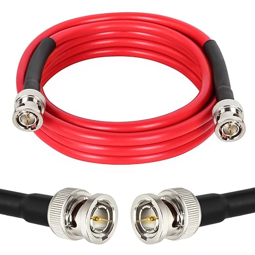 XRDS -RF 10FT SDI Cable - 75 Ohm RG59 BNC Male Cable for 4K 1080P 3G/6G HD SDI Camera Monitor Video Recorder SDI to HDMI Converter Splitter Security Camera