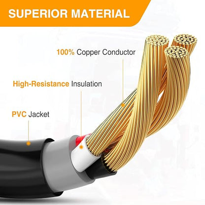 Nilight 30 Amp to 50 Amp RV Plug Electrical Adapter Cord Dogbone 18 Inch | TT-30P 30A Male Plug 14-50R 50A Female Receptacle Convert 30AMP Campground Power to 50A for 50A RV Camper Trailer Not for EV