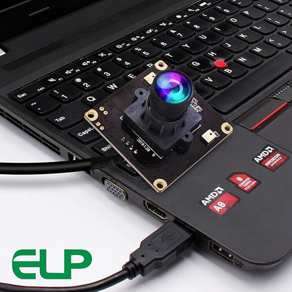 ELP 4K USB Camera 170degree Fisheye USB Webcam Board with Microphone,Ultra HD 3840X2160 30fp 4K Cameras,Wide Angle IMX317 Mini 4K USB Camera Module with Audio for Machine Vision,Smart Kiosk,Robot,ATM