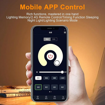GIFTER LED Smart Bulb E26 Remote Control 3 Color Changing Dimmable Light Bulb 3000K-6500K Stepless Brightness Energy Efficient LED Lamp for Home Bedroom Living Room Office Decor