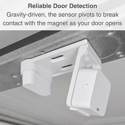 Garage Door Bracket for SimpliSafe Alarm Entry Sensors - Sensor Not Included - Easy Installation Garage Door Security Accessory (2 Pack)