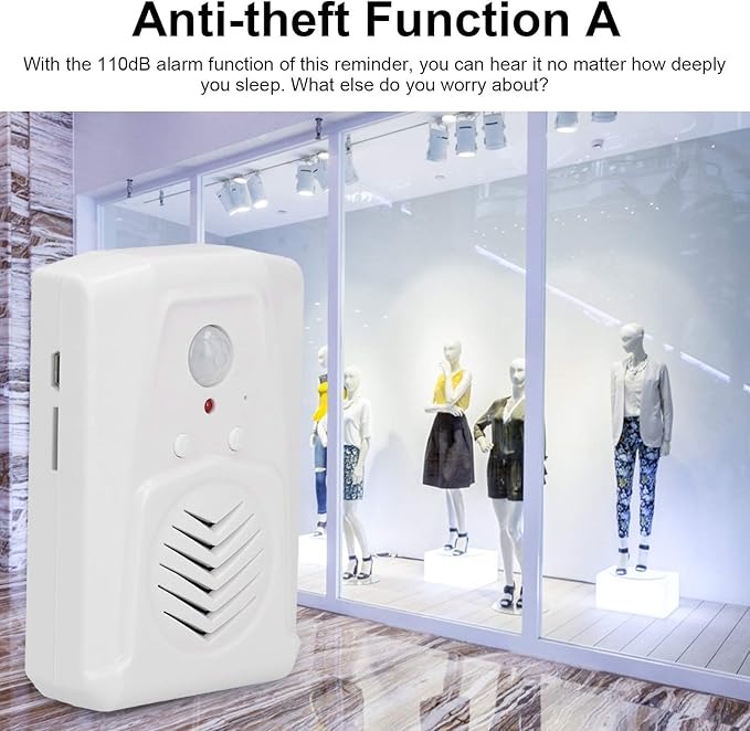 PIR Motion Activated Sound Player - Haunted House Scream Box Speaker,Voice Replaceable & Microphone Built-in,idea for Door Greeter, Entry Alert,Sale Advertising