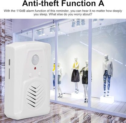PIR Motion Activated Sound Player - Haunted House Scream Box Speaker,Voice Replaceable & Microphone Built-in,idea for Door Greeter, Entry Alert,Sale Advertising