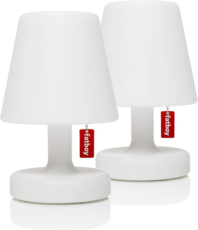 Fatboy Edison The Petit Rechargeable LED Lamp Version 2.0 (2 Pack) BOL-TPE-UL Bolleke Rechargeable Indoor/Outdoor LED Light, Taupe | Portable LED Lights Bundle