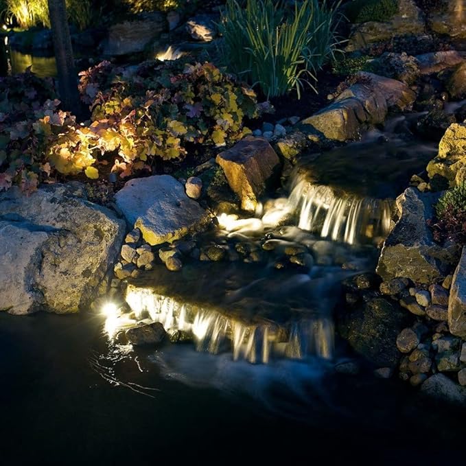 Kichler Landscape LED 6 Watt 2700K 12 Volt Submersible Accent Light in Stainless Steel, 16027SS27