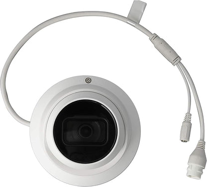 EmpireTech Security 4K 8MP 1/2.7" CMOS Starlight IVS IR Turret IP Camera,Motion Detection,Built-in IR LED,Built-in Mic,IVS (Perimeter Protection),POE,IPC-T28IR-AS-S3 2.8MM