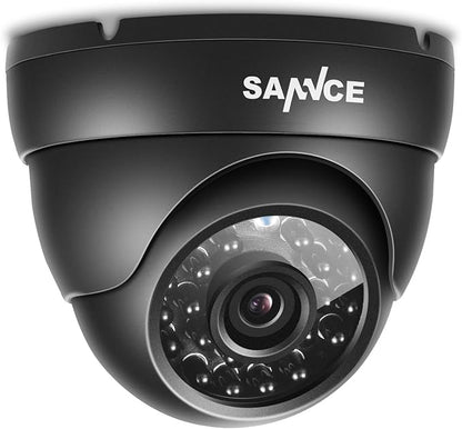 SANNCE 960H Dome Security Camera, 800TVL CCTV Surveillance Camera with 100ft Night Vision, IP66 Waterproof for 960H,720P,1080P,5MP,4K Analog Security DVR, No Power Supply and Cable, Only a Camera
