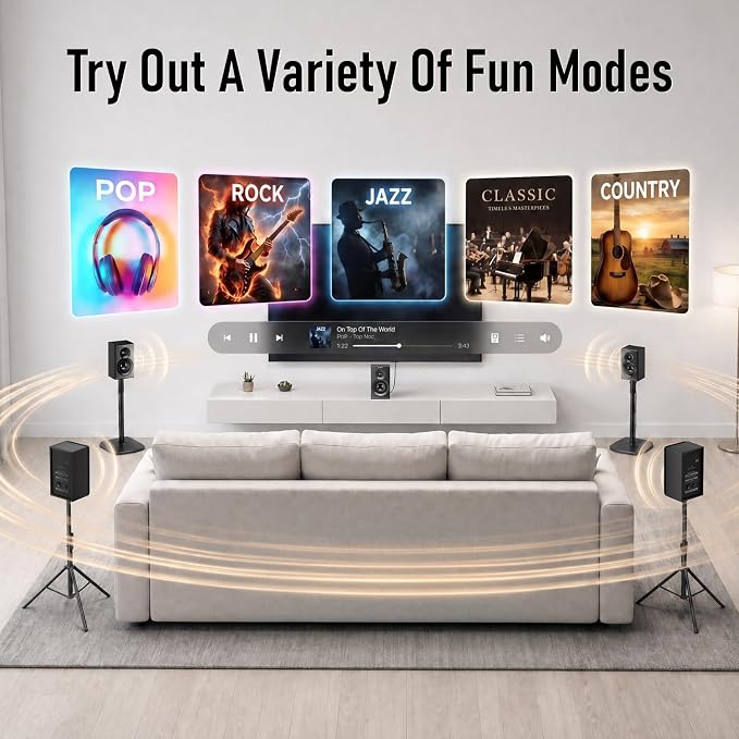 Bobtot Wireless Surround Sound System Home Theater System
