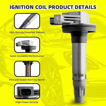 Set of 6 Ignition Coils Pack UF595 UF553 & 6 PCS Iridium Spark Plugs