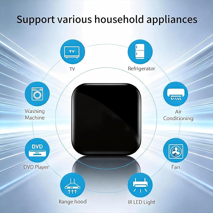 Tuya Smart Zigbee IR Blaster/IR Remote Controller, Infrared Remote Control Hub for Smart Home Automation Devices, Works with Alexa & Google Assistant, 2.4Ghz WiFi Only, Zigbee Wired Gateway Required