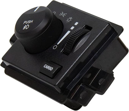 TRQ Headlight Switch Compatible with 2005-2010 Dodge Dakota 2007-2009 Durango 2006-2009 Ram 1500 Ram 2500 Ram 3500 2008-2010 Ram 4500 Ram 5500 2006 Mitsubishi Raider 2011 Ram