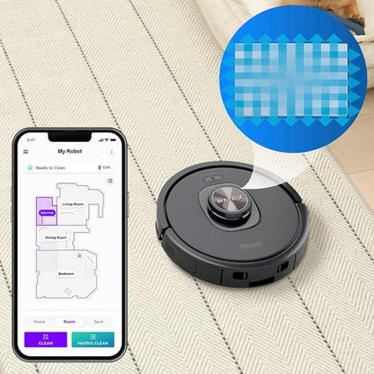 Shark RV2320S Matrix Self-Emptying Robot Vacuum with Bagless 30 Day Capacity Base, Self-Cleaning Brushroll, Precision Home Mapping and Extended Runtime, Wi-Fi, Perfect for pet Hair, Black (Renewed)