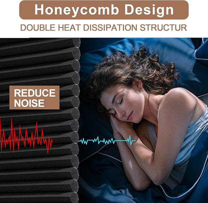 LEXEN Smart Bottom Up Honeycomb Shades - WiFi Enabled Motorized Cellular Blinds Compatible with Alexa/Google Home Easy Install Blackout Honeycomb Blinds with Aluminum Frame Customize Size-Coffee