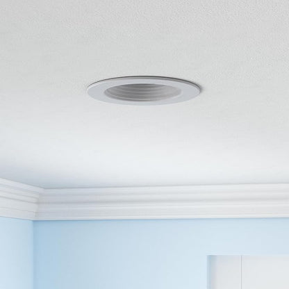 Energetic 12 Pack 5/6 Inch 5CCT LED Recessed Light Retrofit, 2700K/3000K/4000K/5000K/6500K Selectable, Dimmable Can Lights with Baffle Trim, 12W=150W, 1000LM, IC & Wet Rated, ETL & FCC Certified