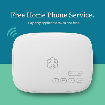 Ooma Telo Air and Handset. Free Internet Home Phone Service Wi-Fi Connectivity. Affordable landline Replacement. Unlimited Nationwide Calling. Mobile app. Low International Rates. Blocks robocalls.