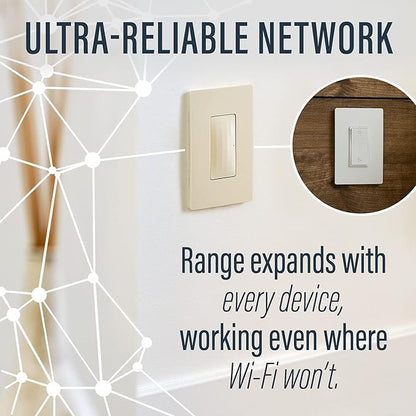 Legrand Radiant WNRH2LA Smart Gateway with Netatmo, Surface Mount, Compatible with Alexa, Google Assistant & Apple HomeKit, Light Almond (1 Count)