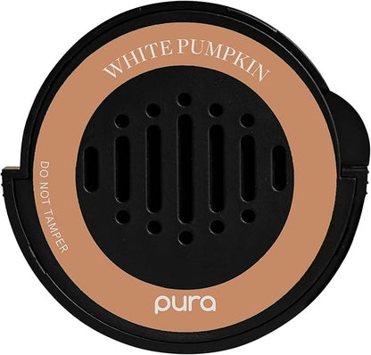 Pura Car Scent Refill - Fragrance for Pura Car Diffuser - Clean & Safe Luxury Diffuser Scent - Long-Lasting Fragrance for 30 Days of Aroma- White Pumpkin