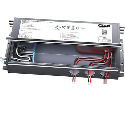 Dimmable LED Driver 288W 24V for Lutron & Leviton Dimmer, Triac/ELV/MLV AC to DC Power Supply Transformer for LED Strip Light Dimmable, Constant Voltage Projects, UL&FCC-Listed, Class 2