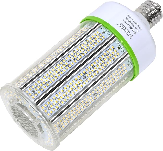 TSEXES 400W LED Corn Cob Light Bulb,E39 Mogul Base Bulb,5000K Daylight 56,000LM,for Commercial Industrial,Street,Warehouse,Park Lot Lighting,High Bay Fixtures