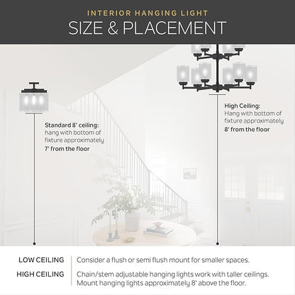 Kichler Gen 1 LED Downlight in White, 7.5” Ceiling Flush Mount Wet Rated Interior Dimmable Light for Living Room, Dining Room, Kitchen, Bathroom and Bedroom, 3000K, (7.5” x 1.5”), 43846WHLED30