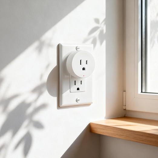 NineLeaf Remote Control Outlet Plug Kit, 5 Plug-in Light Switches with 1 Wall Remote, 15A/1500W, 500ft RF Range, No Wiring, Wireless Light Switch for Household Appliances(5 Outlets + 1 Remote)