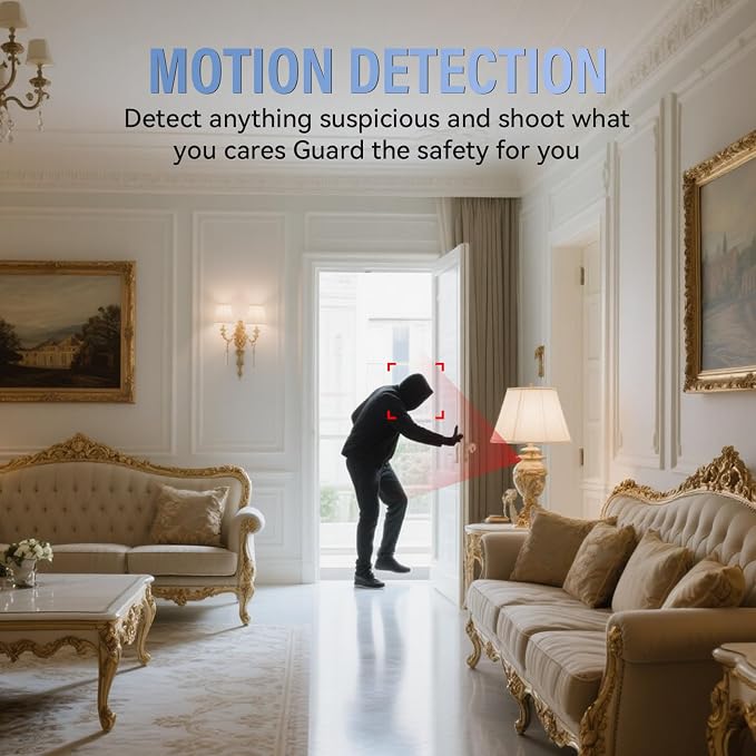 Real Ultra 4K HD Hidden Mini DIY Camera,Tiny Security Cam Motion Detection