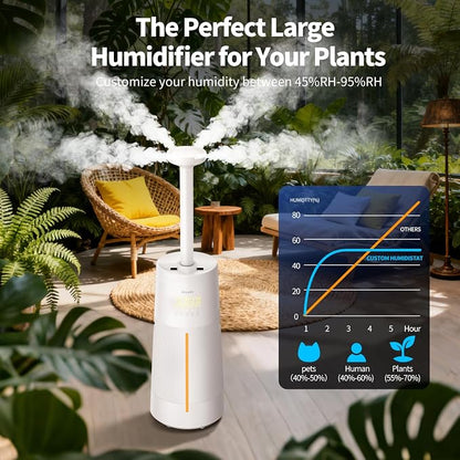 Humidifier for Large Room-6.3Gal Cool Mist, Top Fill,3000ft²,Beige