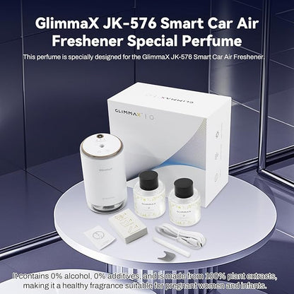 Smart Car Air Fresheners Refill, JK-576 Smart Car Air Diffuser Dedicated Perfume Refill,100 ml Can Be Used for 70 Days,Made With Natural Plant Extracts Fragrance. (2 Cypress Ball)