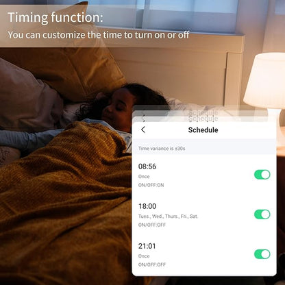Tuya Smart GU10 Light Bulb,WiFi(2.4G),300 Lumens Dimmable LED Light Bulbs, Color Changing & Tunable White (2700K-6500K), Works with Alexa, Google Home & Smart Life App, No Hub Required(4Pack)
