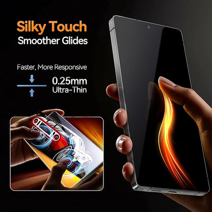X-it for Samsung Galaxy S26 Ultra Screen Protector 9H+ Glass [Anti-Glare & Anti-Reflective] 68% Glare Reduction 25° Privacy Filter Ultrasonic Fingerprint Compatible Military Grade Drop Protection - 2 Pack