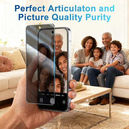 [2+2 Pack] Privacy Screen Protector Compatible with Pixel 10 Pro 5G - 2 Tempered Film - 2 Camera Lens Glass - Easy Installation Tool - High Clarity - Bubble Free - Anti-Spy Protection