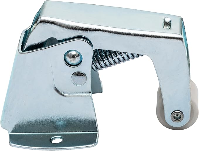 Ideal Security Spring-Loaded Screen Door Catch, Zinc Plated