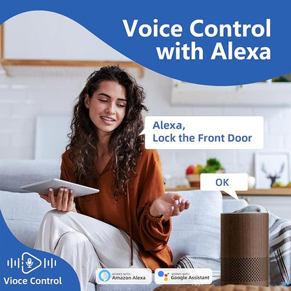 Tuya Smart Hub Bluetooth Gateway: Smart WiFi Bridge for NICE DIGI Smart Door Lock and Tuya Bluetooth Device - Remote Control and Voice Control via Alexa & Google Assistant - Works with 2.4 GHz