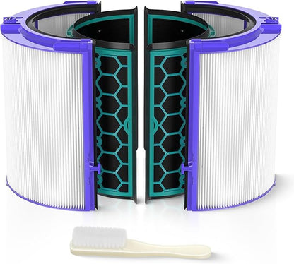 TP04 Replacement Filter | 360° Combi Glass HEPA & Activated Carbon Filter | Compatible with Dyson HP04, TP04, DP04, TP05, DP05 Air Purifi-er | Perfect Fit & Reliable | Easy to Install