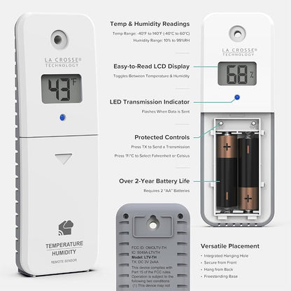 Temp Tracker Wi-Fi Alert System with the Bridge Gateway and an Indoor Outdoor Temperature and Humidity Sensor