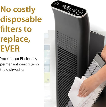 Ionic Pro Platinum Filterless Air Purifier for Home, Cleans Up to 800 sq.ft