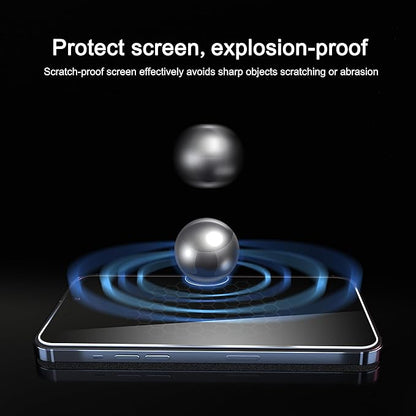 Ailun 3 Pack Privacy Screen Protector for iPhone 17 / iPhone 16 Pro [6.3 inch] with installation frame, Anti Spy Private Tempered Glass Case Friendly [Not for iPhone 17 Pro/17 Pro Max/iPhone Air]