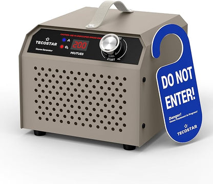 Ozone Generator 30,000mg/h Industrial & Home Use Air Purifier – O3 Air Ionizer High Capacity for 2,000 Sq Ft, Smoke Odor Removal, Odor Eliminator, Pet, Car, Room, Basement Deodorizer