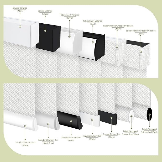 FineTell Motorized Blinds with Remote, 100% Blackout Roller Shades Compatible with Alexa,Apple Homekit,Google Home APP and Voice Control, Customized Electric Blinds (100% Blackout Dreamy White)