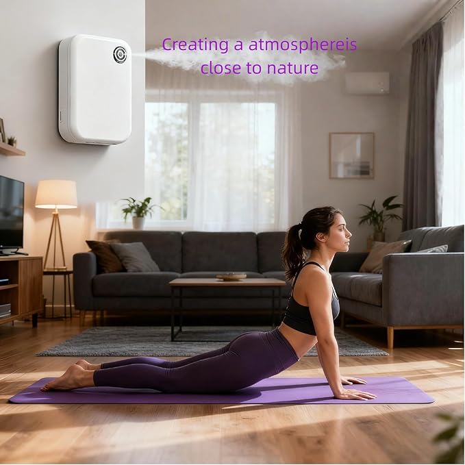 Waterless Essential Oil Diffuser for Home and Commercial Use, Up to 35000 ft³ 160 mL Capacity, Aromatherapy Scent Diffuser for Large Rooms, Smart Scent Air Machine, A1000 (White)