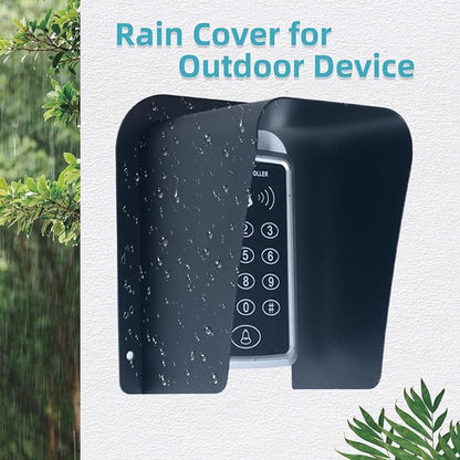 Doorbell Rain Cover Large Metal Access Control Cover Protector Camera Video Doorbell Cold Rolled Steel Shell Outdoor Keypad Shield