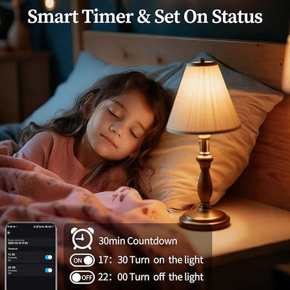 Meliya LED Smart Light Bulbs, Color Changing Dimmable & Timing Smart WiFi and Bluetooth Bulb, Compatible with Alexa and Google Assistant, RGBWW A19, 9W 800 Lumens, Music Sync, Voice Control (2 Pack)